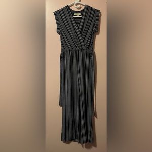 I’m selling a blue and white striped jumpsuit